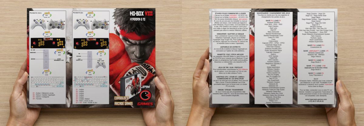 Notice HD-BOX 10 - Hyperspin - JPM GAMES