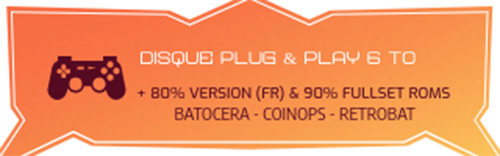 disque coinops retrogaming 6 To BATOCERA - RETROBAT