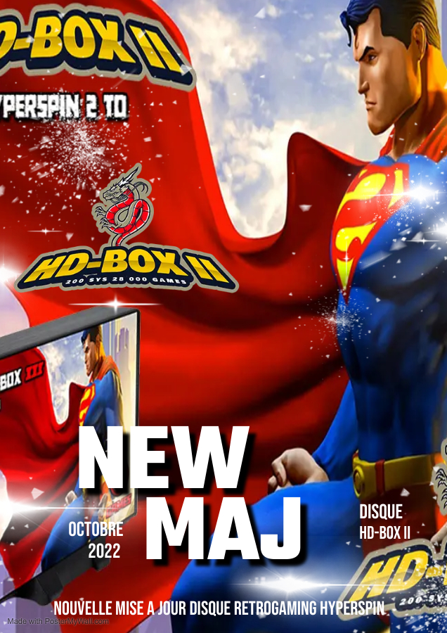 NEW MAJ - Disque retrogaming Hyperspin HD-BOX 2