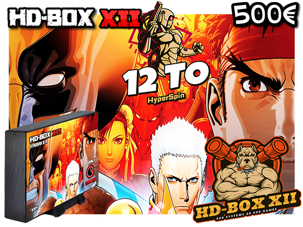 Disque HD-BOX 12 Hyperspin - JPM GAMES