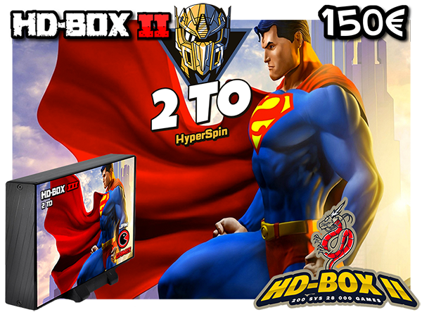 Disque Hyperspin 2 To - HDBOX II