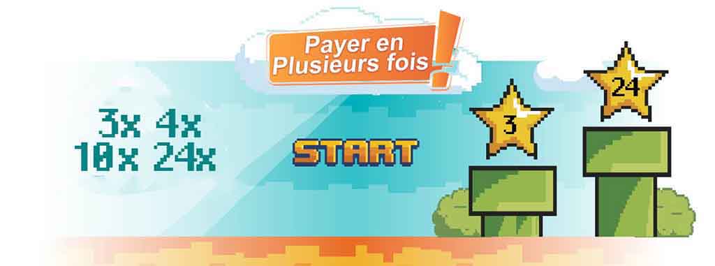 Payer en plusieurs fois - JPM GAMES