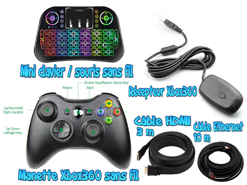 Manettes Xbox360 sans fil