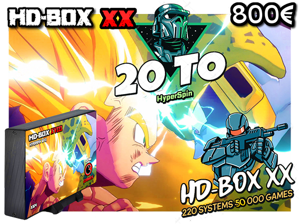 Disque HD-BOX 20 Hyperspin - JPM GAMES
